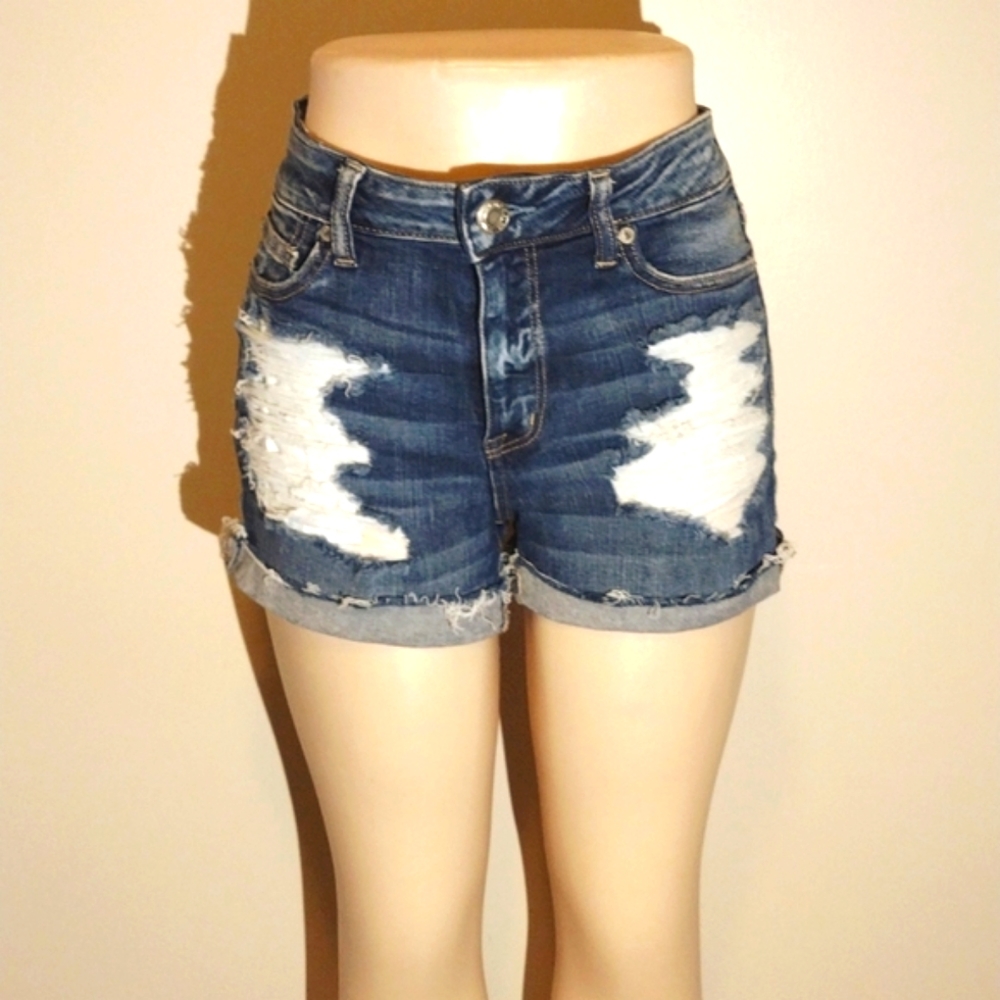 American Eagle Stretch Denim Shorts Size 10
